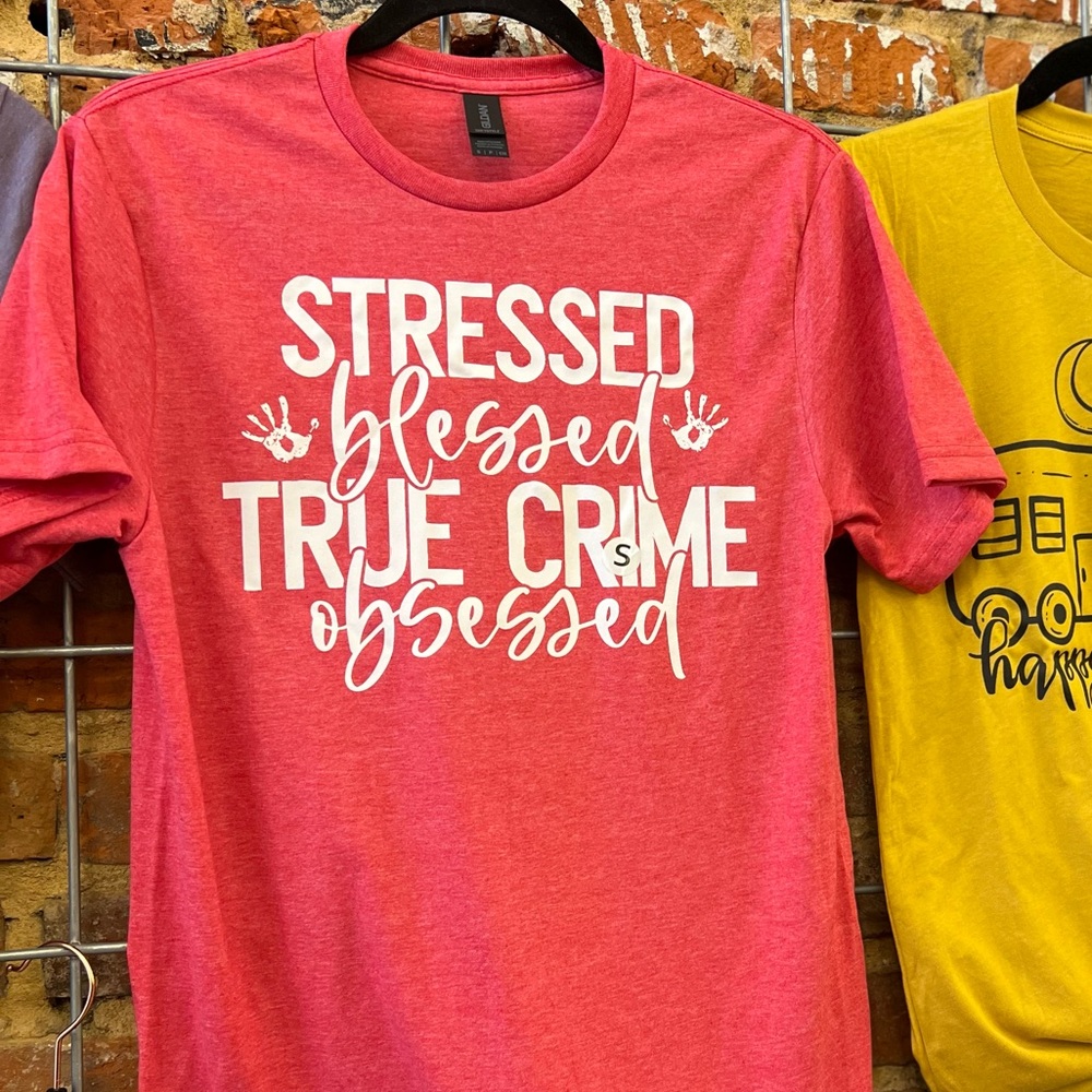 True Crime Obsessed Graphic Tee